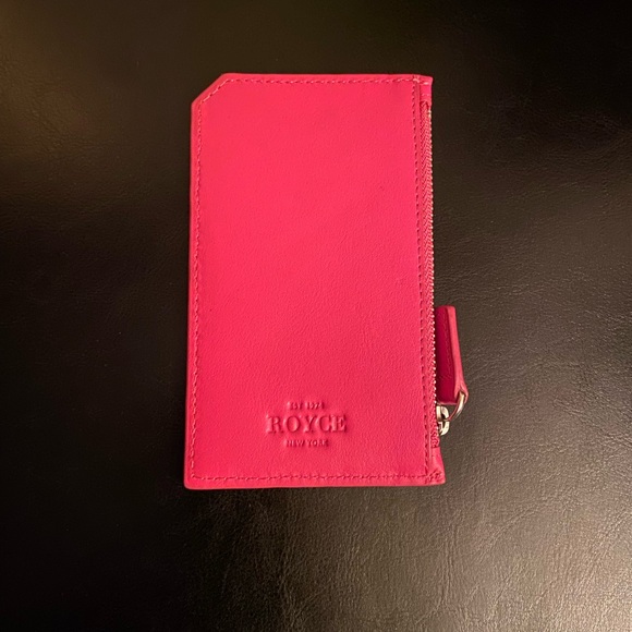 Royce Pink Leather Wallet - Picture 1 of 5